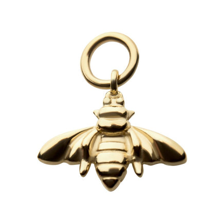 Invictus 14Kt Yellow Gold Bee Dangle Charm
