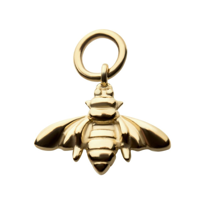 Invictus 14Kt Yellow Gold Bee Dangle Charm