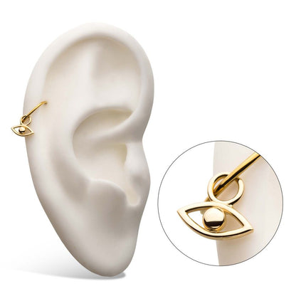 Invictus 14Kt Yellow Gold Open Eye Charm