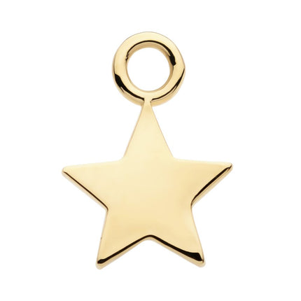 Invictus 14Kt Yellow Gold Star Charm