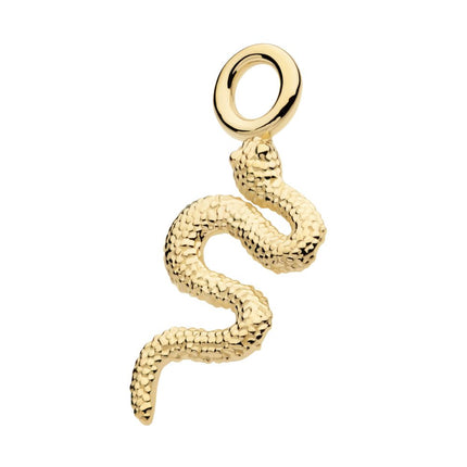 Invictus 14Kt Yellow Gold Snake Charm