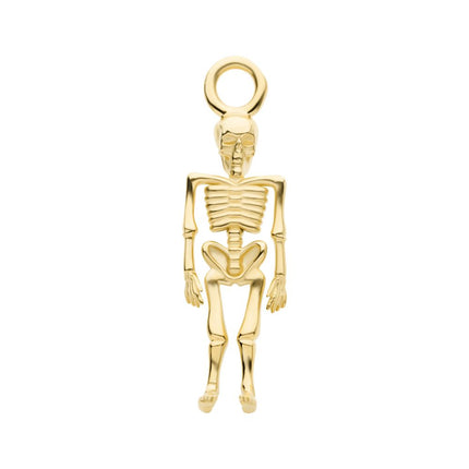 Invictus 14Kt Yellow Gold Skeleton Charm
