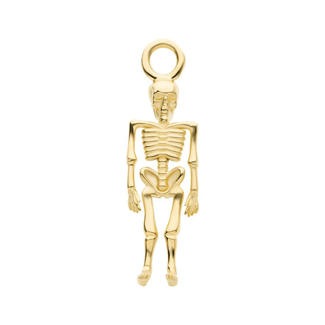 Invictus 14Kt Yellow Gold Skeleton Charm