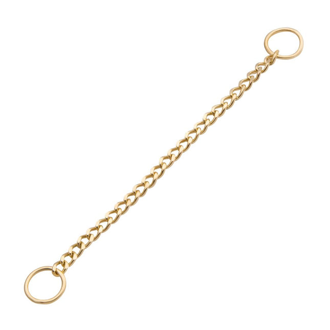 Invictus 14Kt Gold Curb Chain with Ring