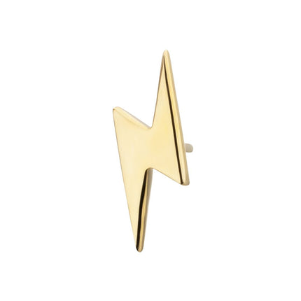 Invictus 14Kt Yellow Gold M0.8 Internally Threaded Lightning Bolt Top