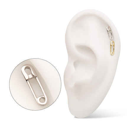 Invictus 14Kt Gold Threadless Safety Pin Top