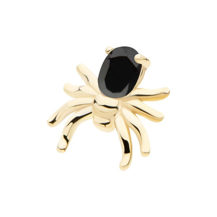 Invictus 14Kt Yellow Gold Threadless Prong Set Opal/CZ Spider Top