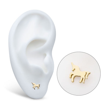 Invictus 14Kt Yellow Gold Threadless Unicorn Top