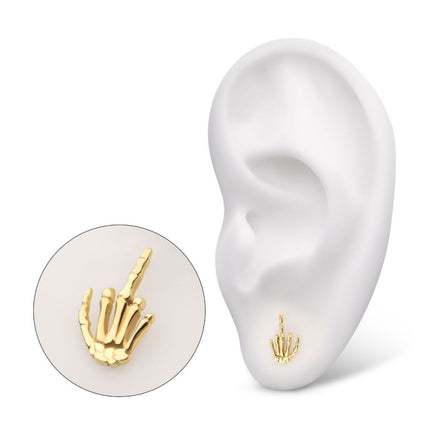 Invictus 14Kt Yellow Gold Threadless Middle Finger Top