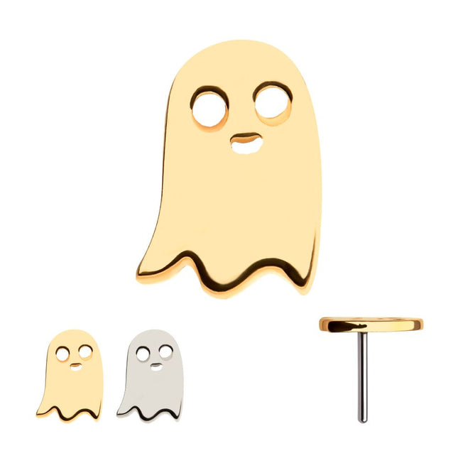 Invictus 14Kt Gold Threadless with Ghost Top
