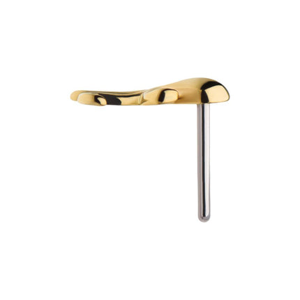 Invictus 14Kt Yellow Gold Threadless with Octopus Top