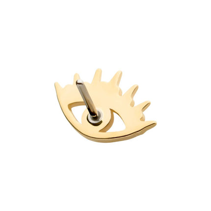 Invictus 14Kt Yellow Gold Threadless Evil Eye Top
