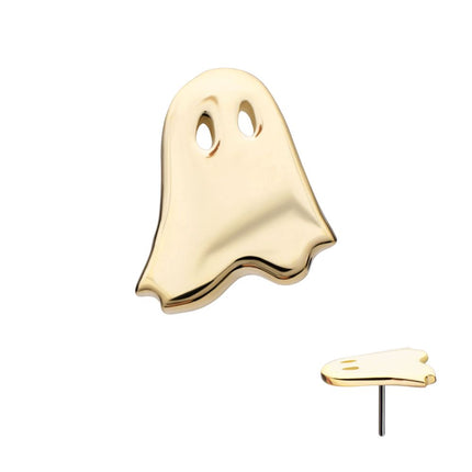 Invictus 14Kt Yellow Gold Threadless Polished Finish Ghost Top