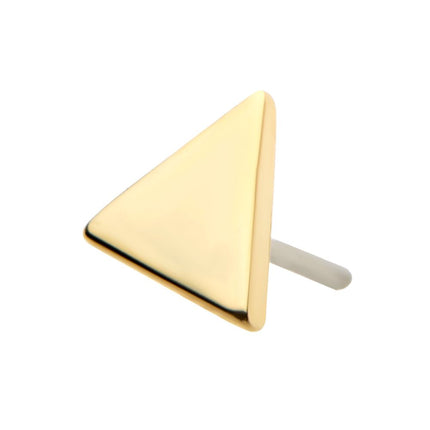 Invictus 14Kt Gold Threadless Triangle Top