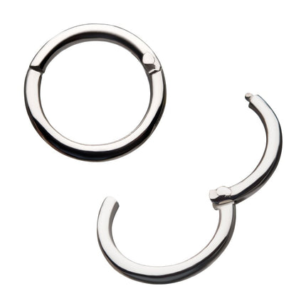 Invictus 14Kt White Gold Basic Hinged Segment Clicker