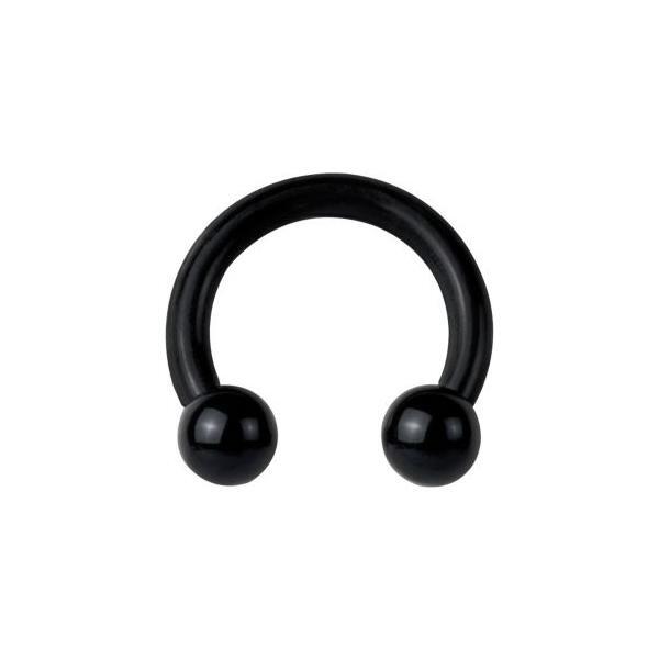 Bioplast Black Circular Barbell 10mm