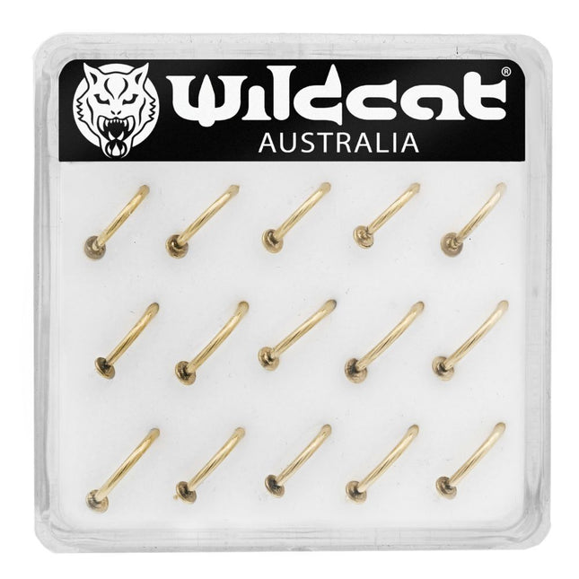 Bright Gold Open Nose Ring Unit