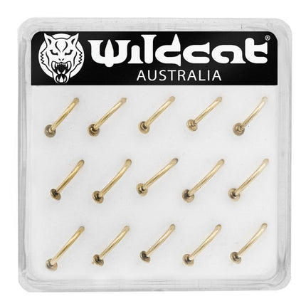 Bright Gold Open Nose Ring Unit