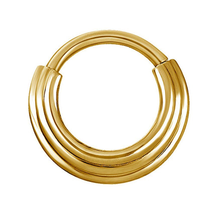 Stacked Rings Hinged Clicker Various Colours and Sizes