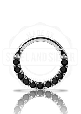 Hinged Clicker with Front Facing Zirconia