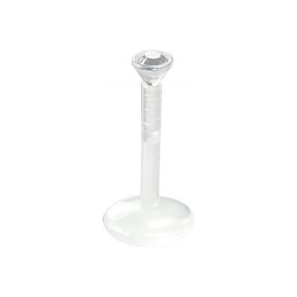 Bioplast Jewelled Clear Stem Labrets