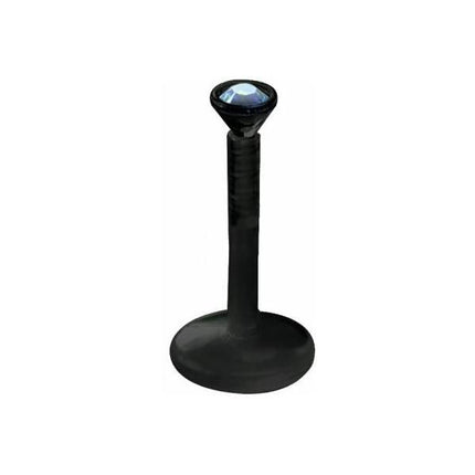 Bioplast Jewelled Black Stem Labrets