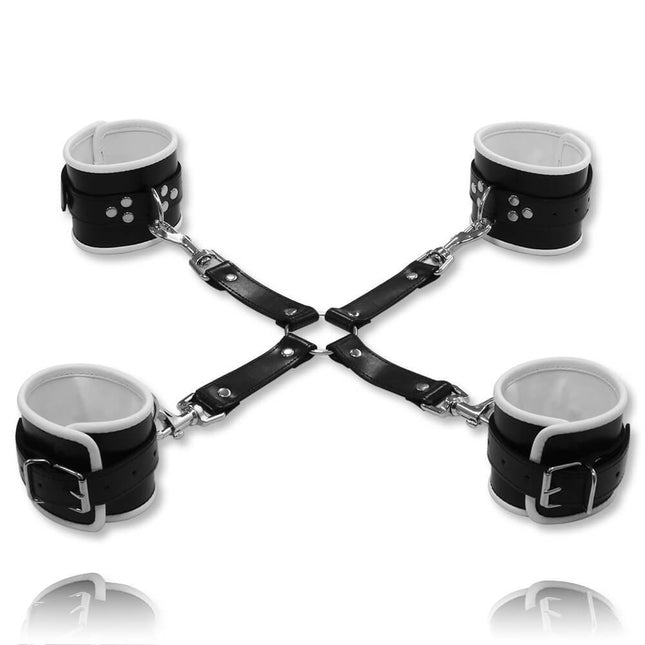 Leather 4 way Hogtie Set