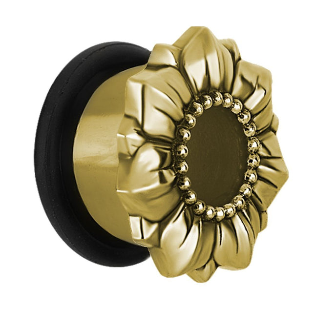 Ornate Cast Brass Single Flared Eyelet 1