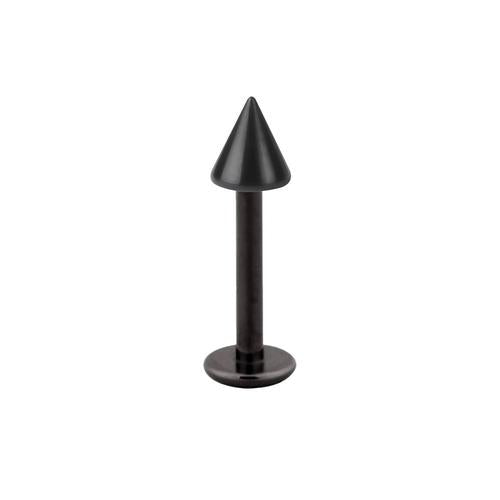 Black Steel Cone Labret