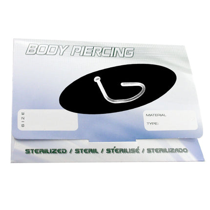 Pre Sterilized Bioplast™ Nose Stud Retainer