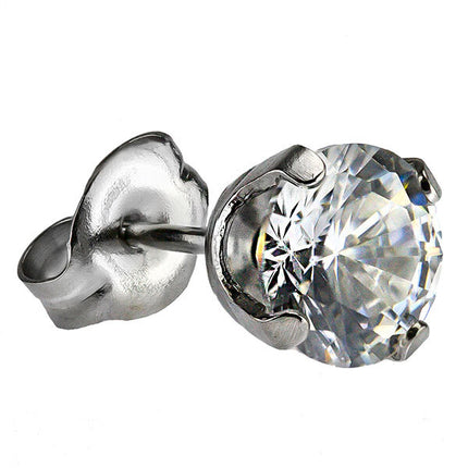 White Stainless CZ