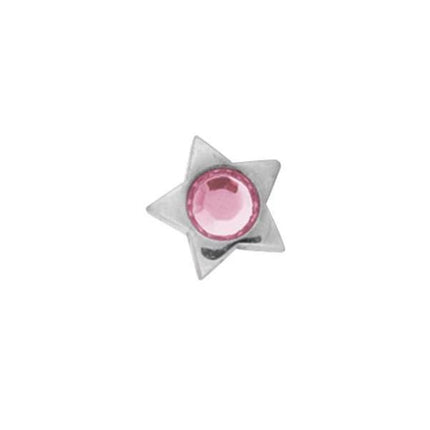 Titanium Highline Jewelled Star for Internally Threaded Jewellery