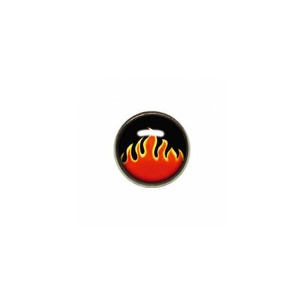 Titanium Highline Flames Ikon Disc for Dermal Anchors
