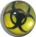 Screw On Picture Ball Biohazard
