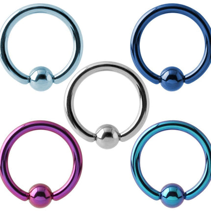 Titanium Ball Closure Ring