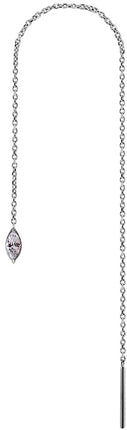 Surgical Steel Threader Chain with Marquise Jewel