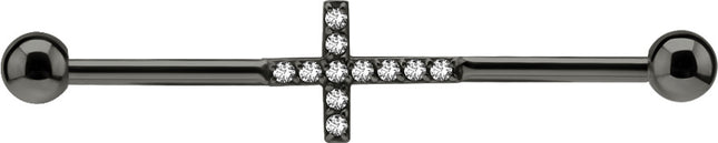 Jewel Cross Industrial Bar