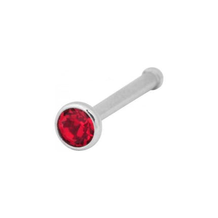 Steel Basicline Jewelled Basic Nose Stud