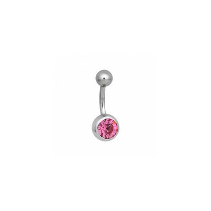 Steel Basicline Jewelled Navel Bananabells