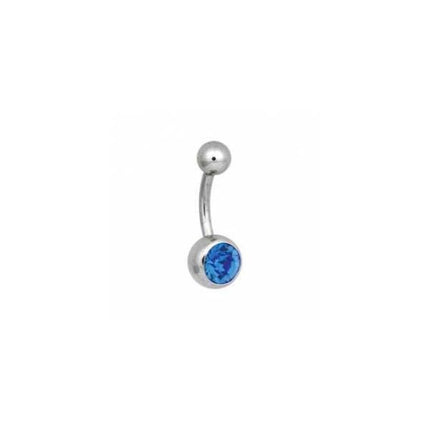 Steel Basicline Jewelled Navel Bananabells