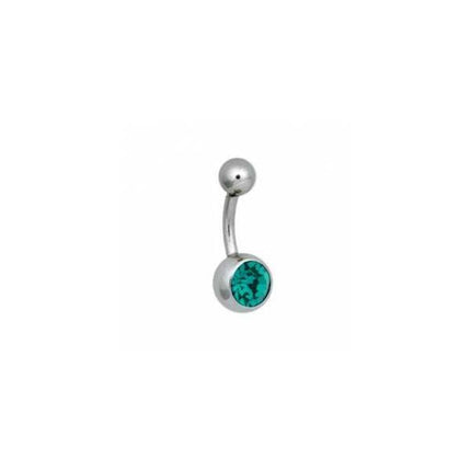 Steel Basicline Jewelled Navel Bananabells