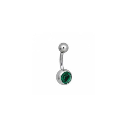 Steel Basicline Jewelled Navel Bananabells