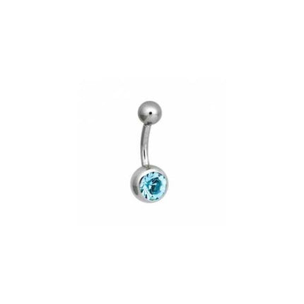 Steel Basicline Jewelled Navel Bananabells