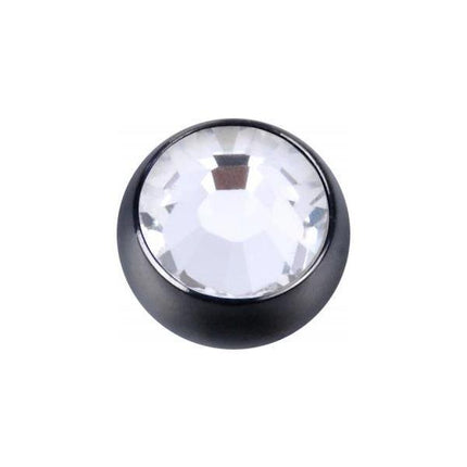 Titanium Blackline Jewelled Threaded Balls
