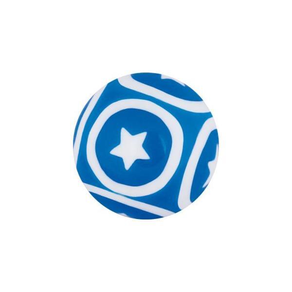 Acrylic Circle Stars Threaded Ball
