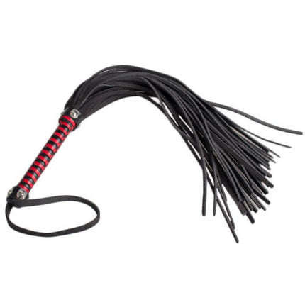 Lux Red Nubuck Leather Flogger