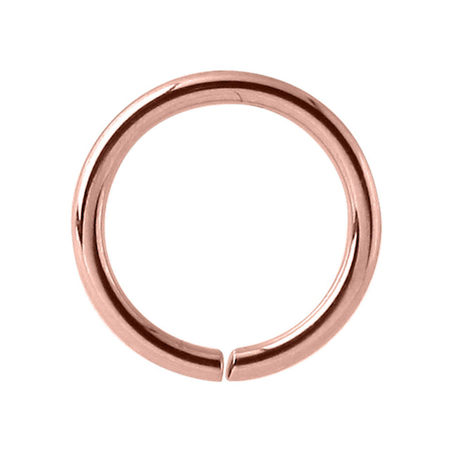 PVD Rose Gold Continuous Ring