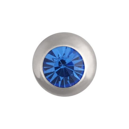 Steel Basicline Jewelled Threaded Ball