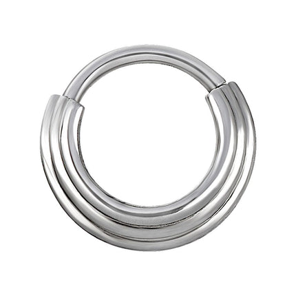 Stacked Rings Hinged Clicker Various Colours and Sizes