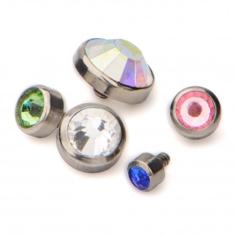 Invictus Titanium Bezel Set Jewelled Disc